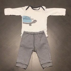 Carter’s Onesie and Pant Set w/ Overlap Shoulder